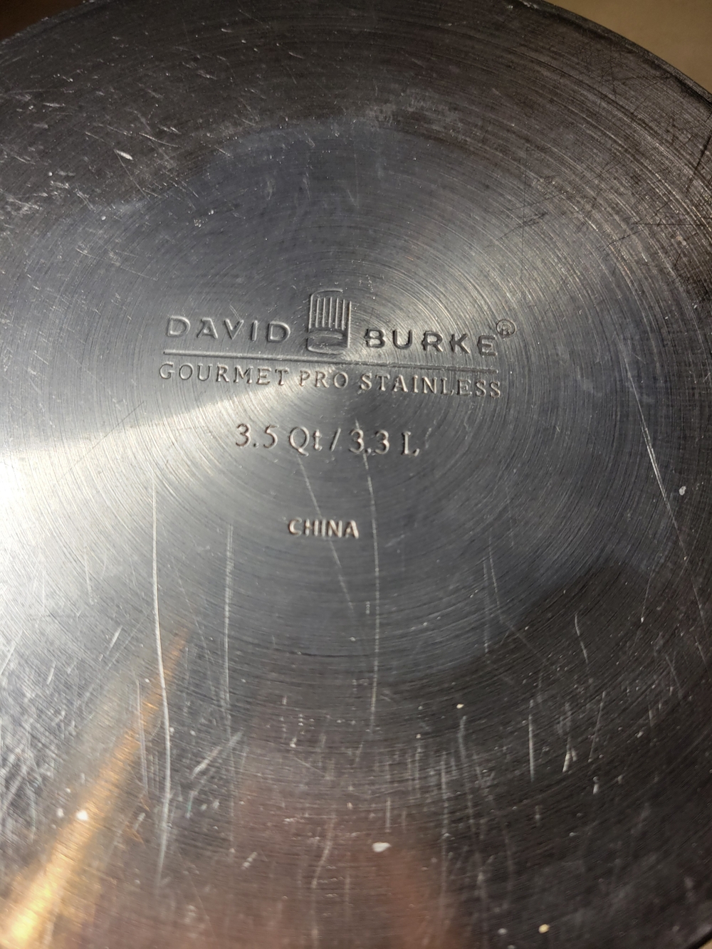 David Burke Gourmet Pro Stainless 3.5-Quart Saucepan - Picture 8 of 8